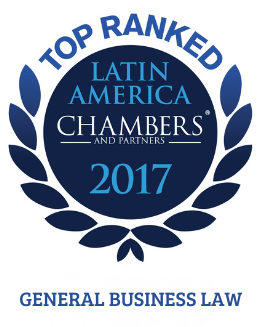 Ranked in Latin America Chambers - 2017 - General Business Law